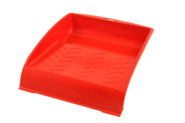 Paint tray bowl red